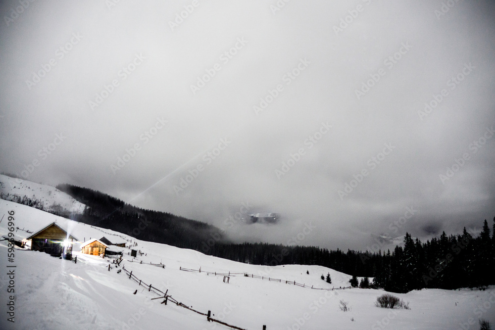 Night in Carpathians