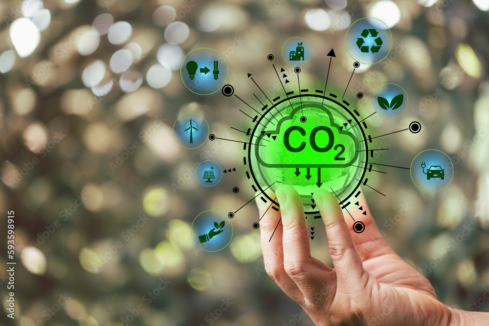 Developing sustainable CO2 concepts and low reduce CO2 emissions and ...