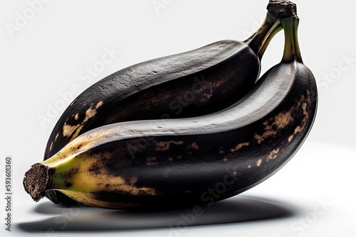 darken colored banana created with Generative AI technology