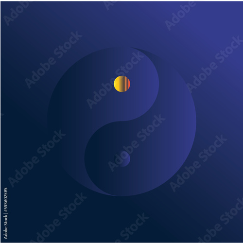 dark cosmic yin yang balance