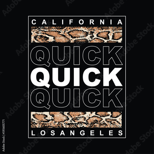 Quick slogan for T-shirt printing design and various jobs.