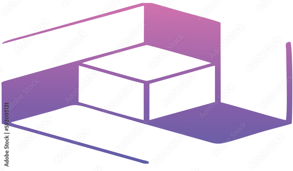 3d render of a cube 3d render of a cube