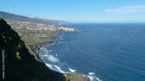 beautiful Tenerife ocean beach