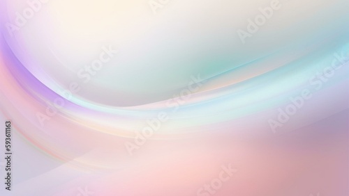 Soft pastel colors abstract art, texture of sketched lines floating in feathered empty colorful background, concept for design, generative ai