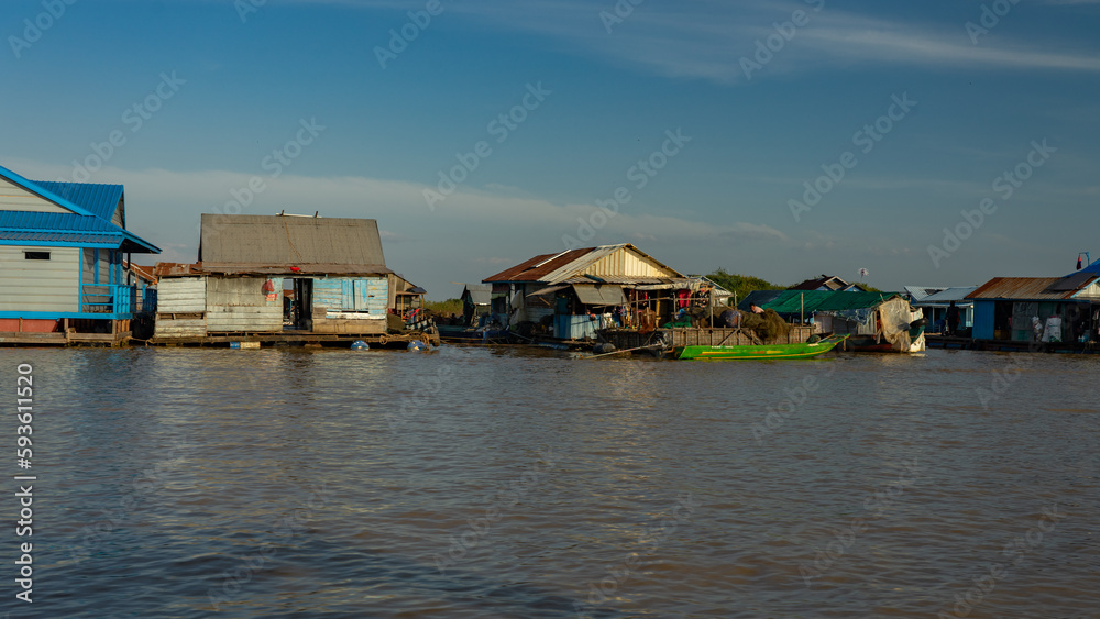 Fototapeta premium Lake Sap. Cambodia, Prek Toal - Tonle Sap Biosphere Reserve.