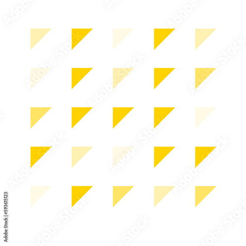 Free Download yellow triangle ornament design template transparent  - GFXLoad