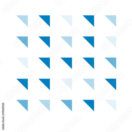 Free Download blue triangle ornament design template transparent  - GFXLoad