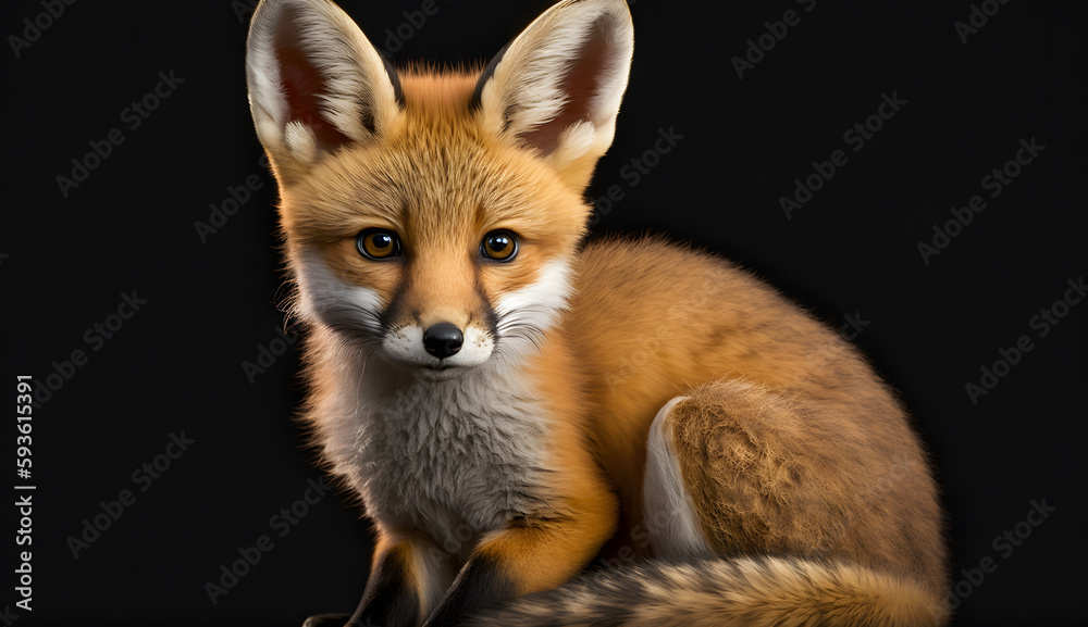 狐の赤ちゃん | Baby fox Generative AI 狐の赤ちゃん | Baby fox Generative AI