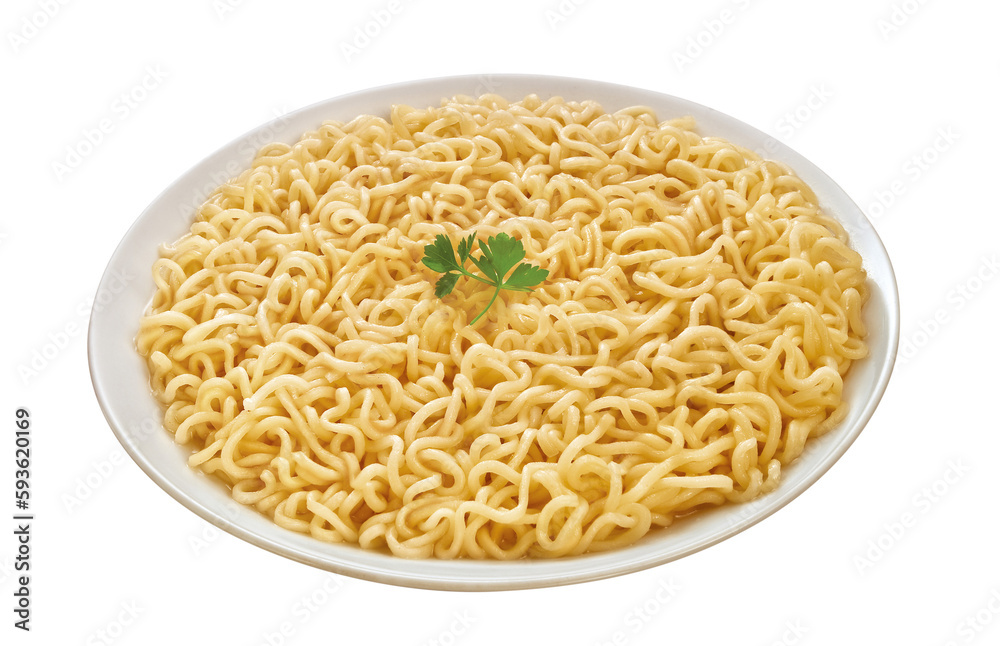 macarrão instantâneo com salsa verde em fundo transparente - ramen japonês isolado macarrão instantâneo com salsa verde em fundo transparente - ramen japonês isolado