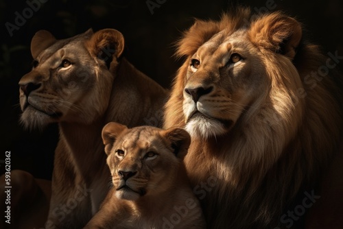 Lion end Family