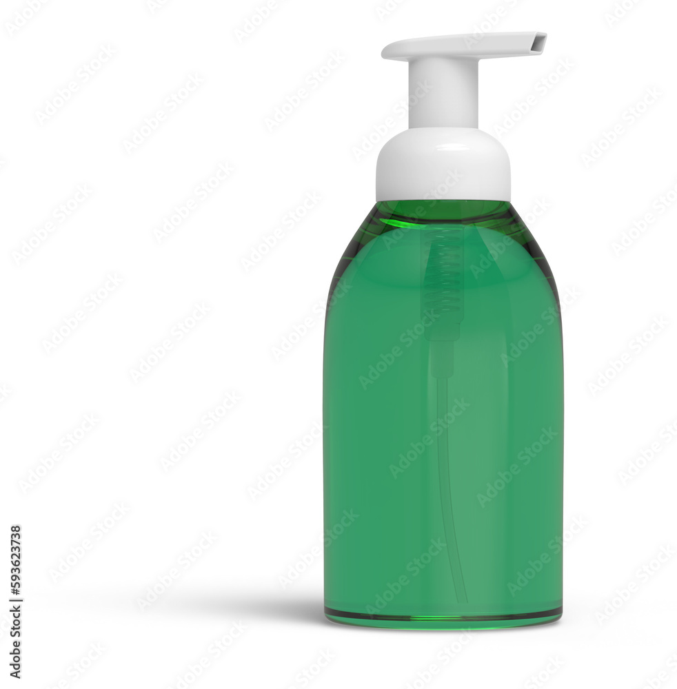 Blank Airless Pump Container Cosmetic Dispenser Bottles 3D-Rendering Blank Airless Pump Container Cosmetic Dispenser Bottles 3D-Rendering