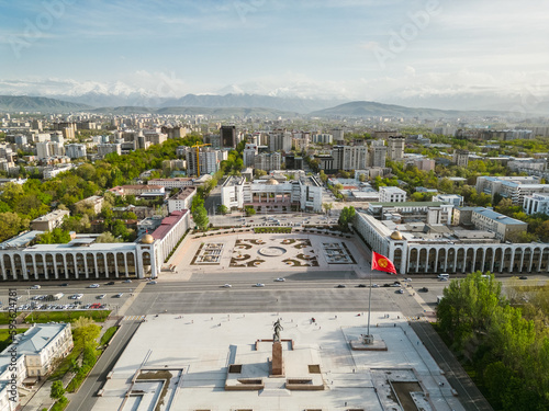 Ala-Too central square of Bishkek city