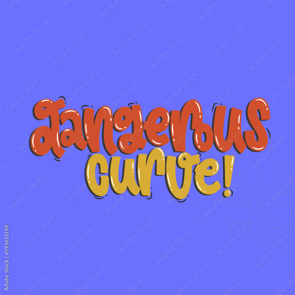 dangerous curve vector dangerous curve vector