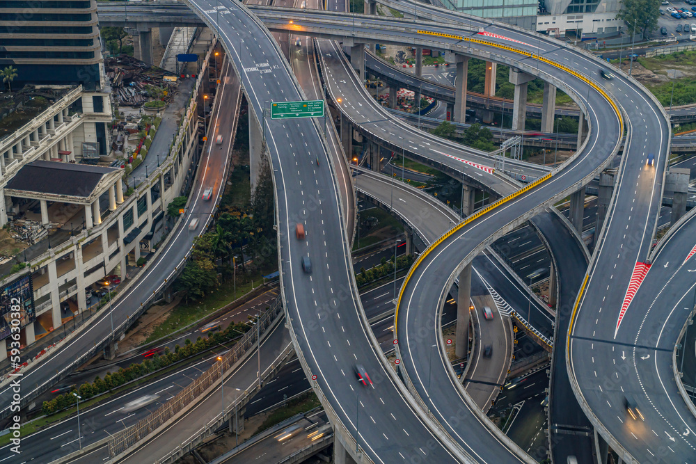 Dash Highway ( Damansara Shah Alam Elevated Highway) Multilevel highway structure The Most Complicated Interchange in Southeast Asia Dash Highway ( Damansara Shah Alam Elevated Highway) Multilevel highway structure The Most Complicated Interchange in Southeast Asia