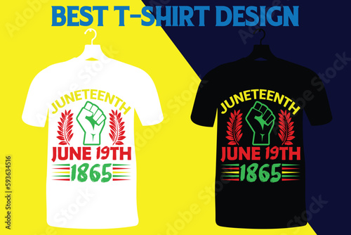 Juneteenth 19th June 1865 T-Shirt, African American Shirt, Afro American, Free-ish Since 1865, Juneteenth Shirt, Black History, Black Power, Black History Month, Celebrate Juneteenth T-Shirt Design