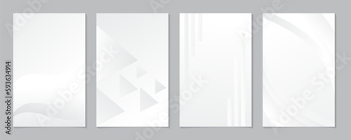 white grayscale plain background for banner,brochure, cover ,vector illustration