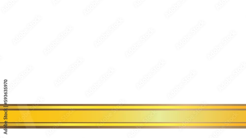 Gold banner with moving shadow Gold banner with moving shadow