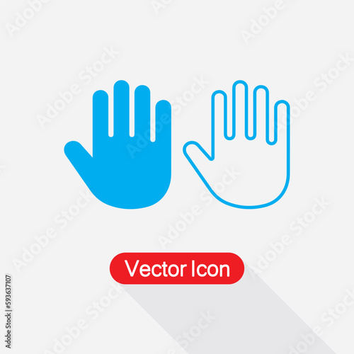 Palm Of Hand, Palm, Hand Icon Vector Illustration Eps10