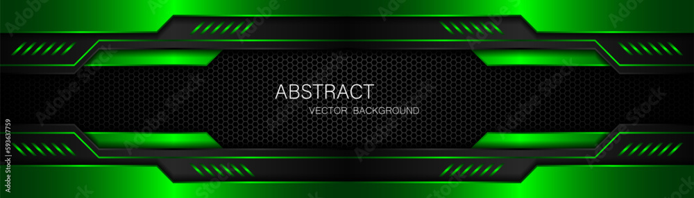 Abstract black and green polygon with green glow lines on dark steel mesh background with free space for design. modern technology innovation concept background
Abstract black and green polygon with green glow lines on dark steel mesh background with free space for design. modern technology innovation concept background