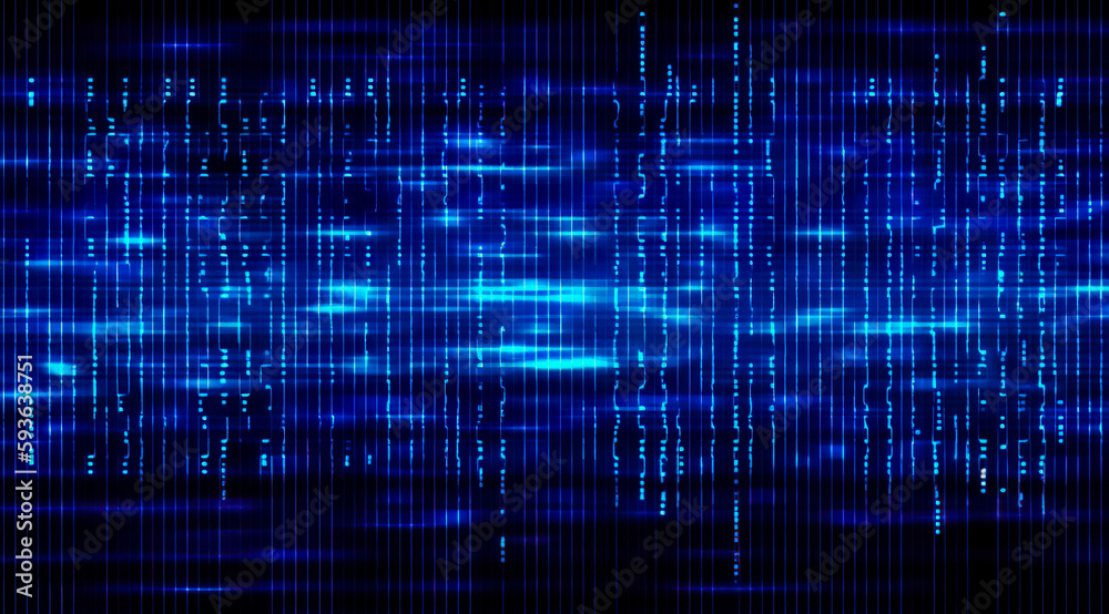 Blue Digital cyberspace and digital data network connections concept. digital abstract background. Generative AI Blue Digital cyberspace and digital data network connections concept. digital abstract background. Generative AI