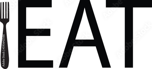 Eat typography tshirt and SVG Designs for Clothing and Accessories
