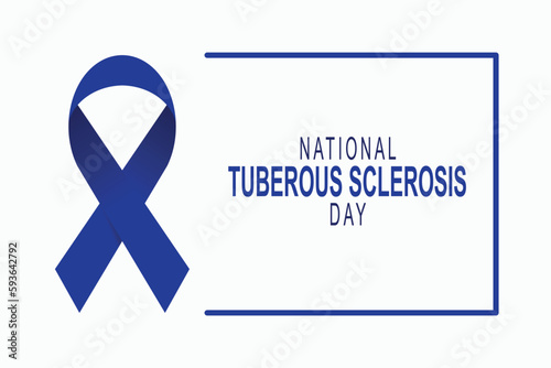 National Tuberous Sclerosis Day background.