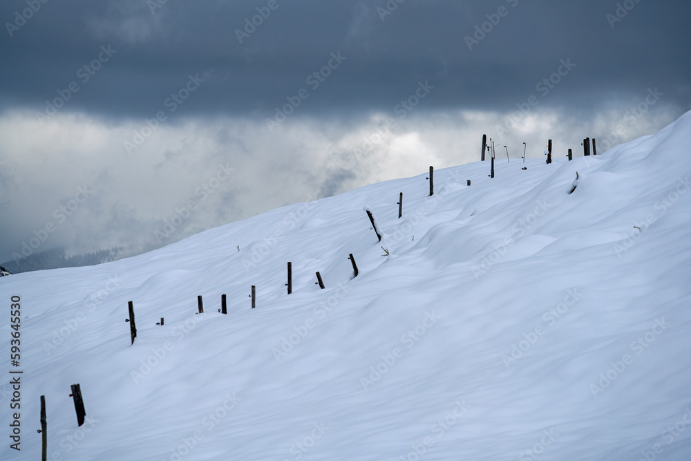 capricious weather in april with a lot of fresh snow on the mountains capricious weather in april with a lot of fresh snow on the mountains