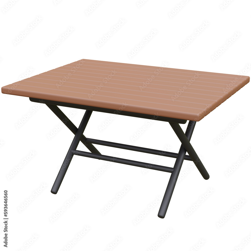 camping table,3d icon liiustration camping table,3d icon liiustration