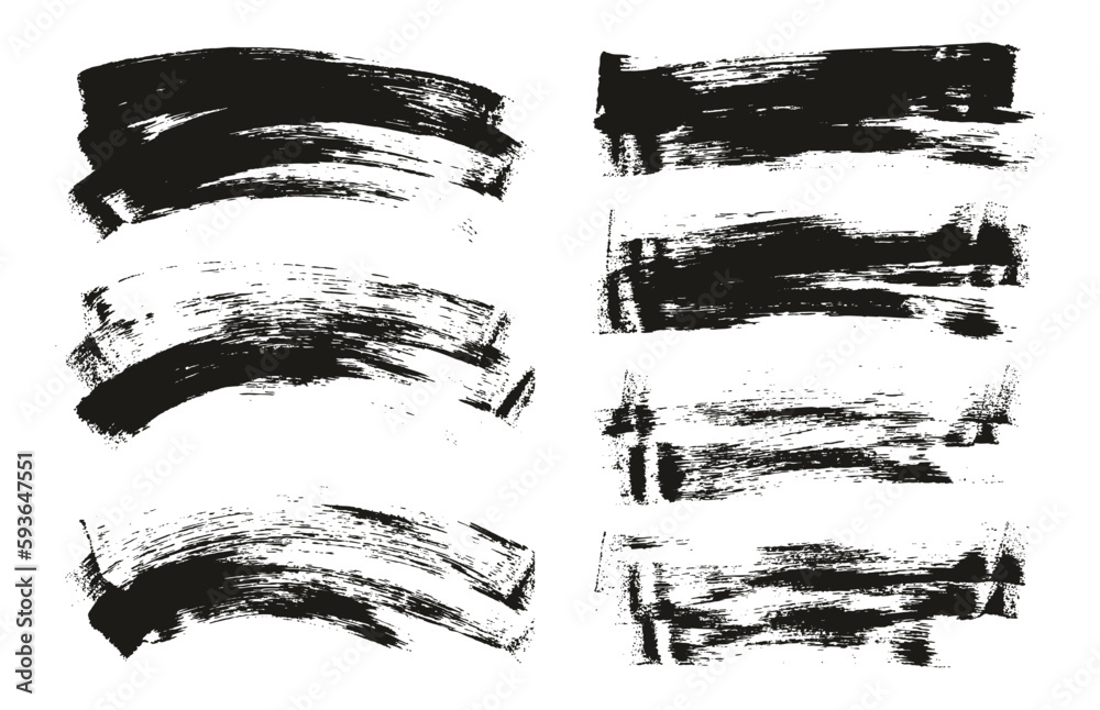 Flat Sponge Thin Artist Brush Long & Curved Background Mix High Detail Abstract Vector Background Mix Set Flat Sponge Thin Artist Brush Long & Curved Background Mix High Detail Abstract Vector Background Mix Set