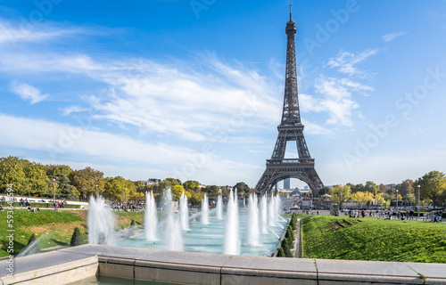 Obraz na płótnie Eiffel Tower in Paris w salonie