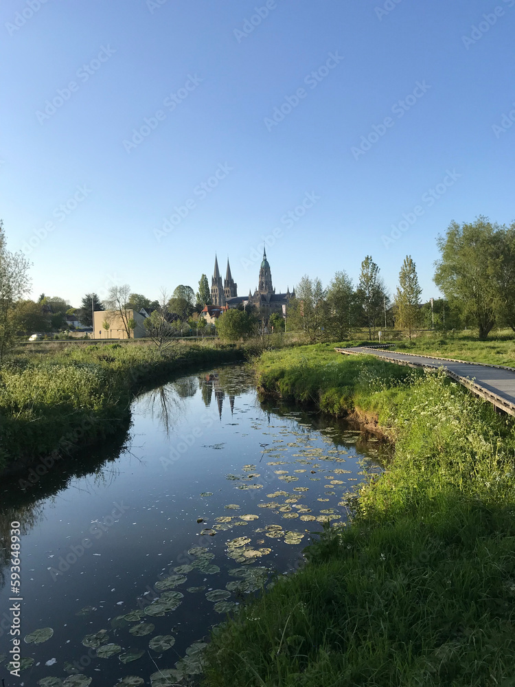 Obraz premium Une belle journée à Bayeux (Normandie)