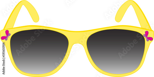 Children's sunglasses isolated