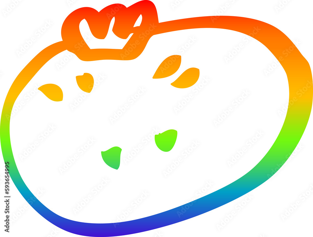 rainbow gradient line drawing cartoon citrus orange rainbow gradient line drawing cartoon citrus orange