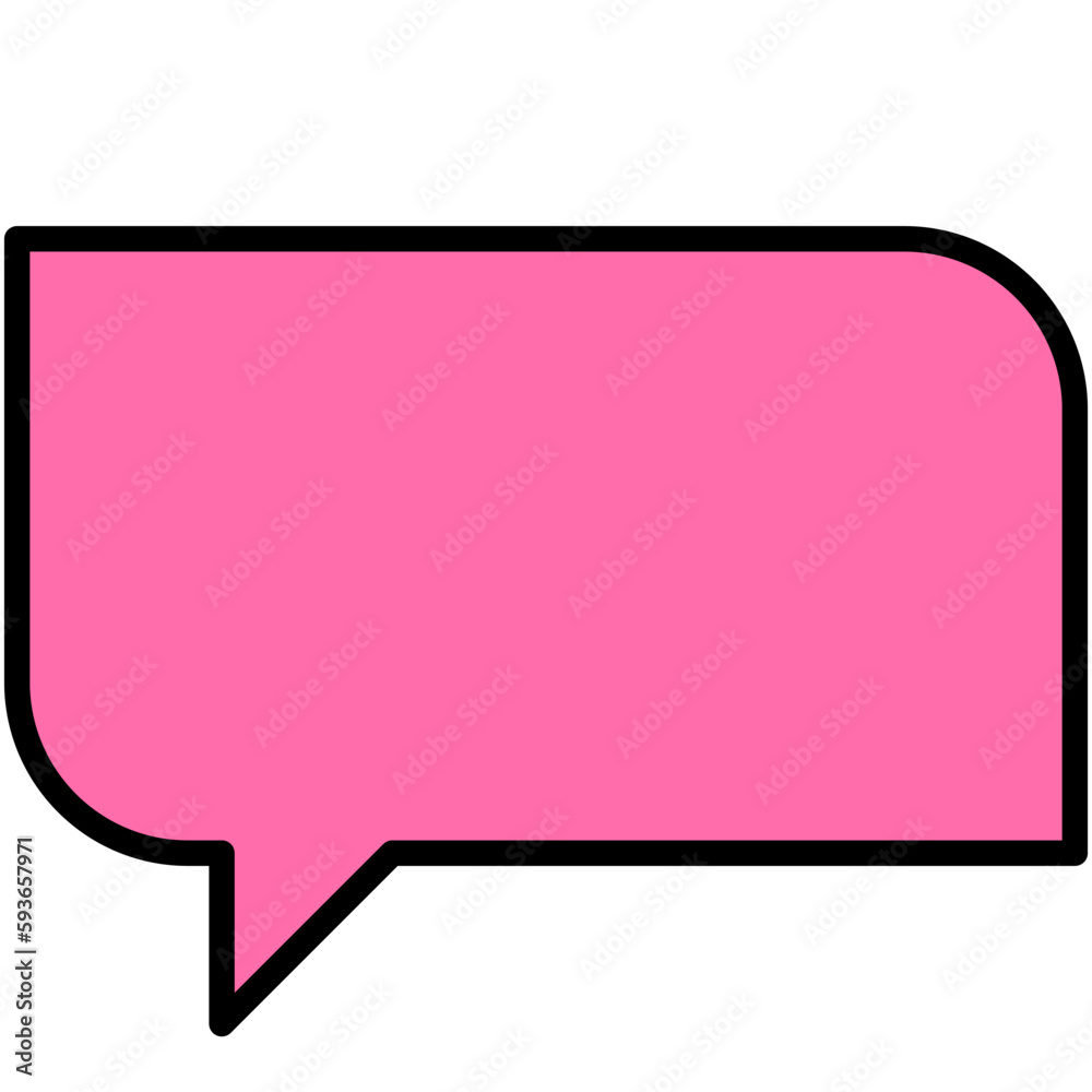 Speech balloons icon, filled style vector illustration Speech balloons icon, filled style vector illustration