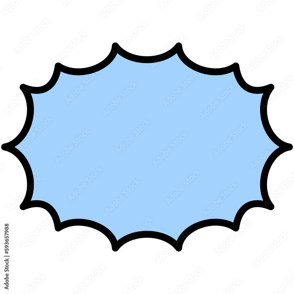 Speech balloons icon, filled style vector illustration Speech balloons icon, filled style vector illustration