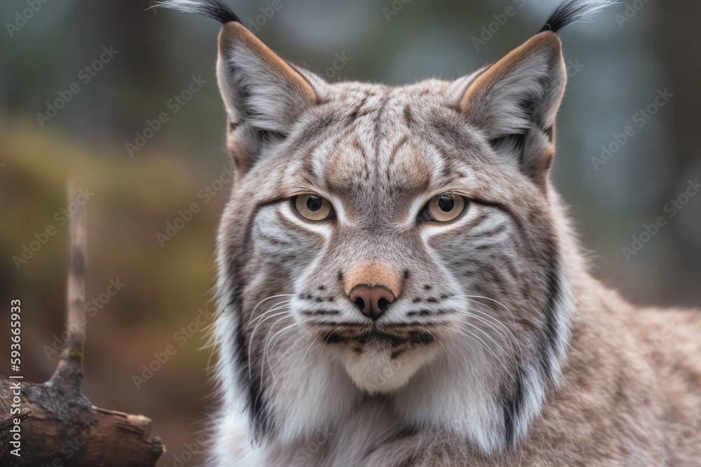 Beautiful and strong lynx looking at the camera. Beautiful and strong lynx looking at the camera.