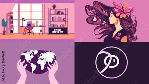  Minimal International Women's Day Logo Design
