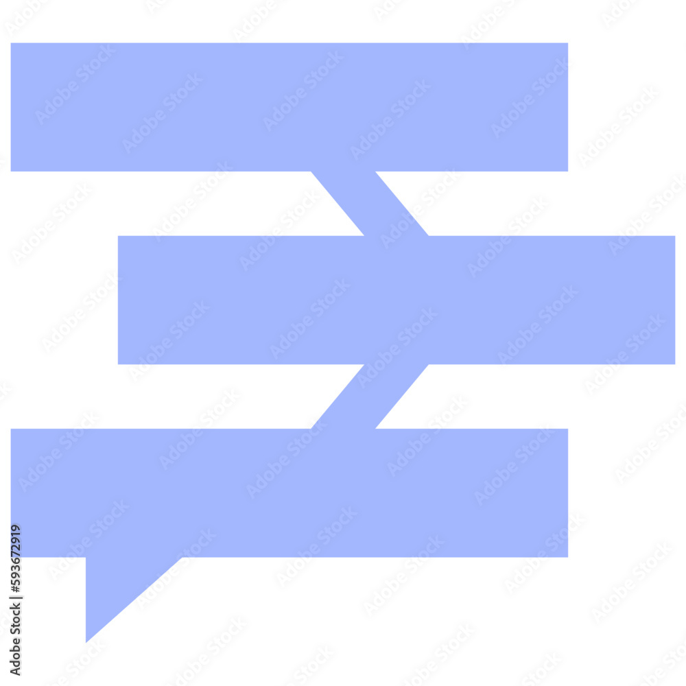Speech balloons icon, flat style vector illustration Speech balloons icon, flat style vector illustration