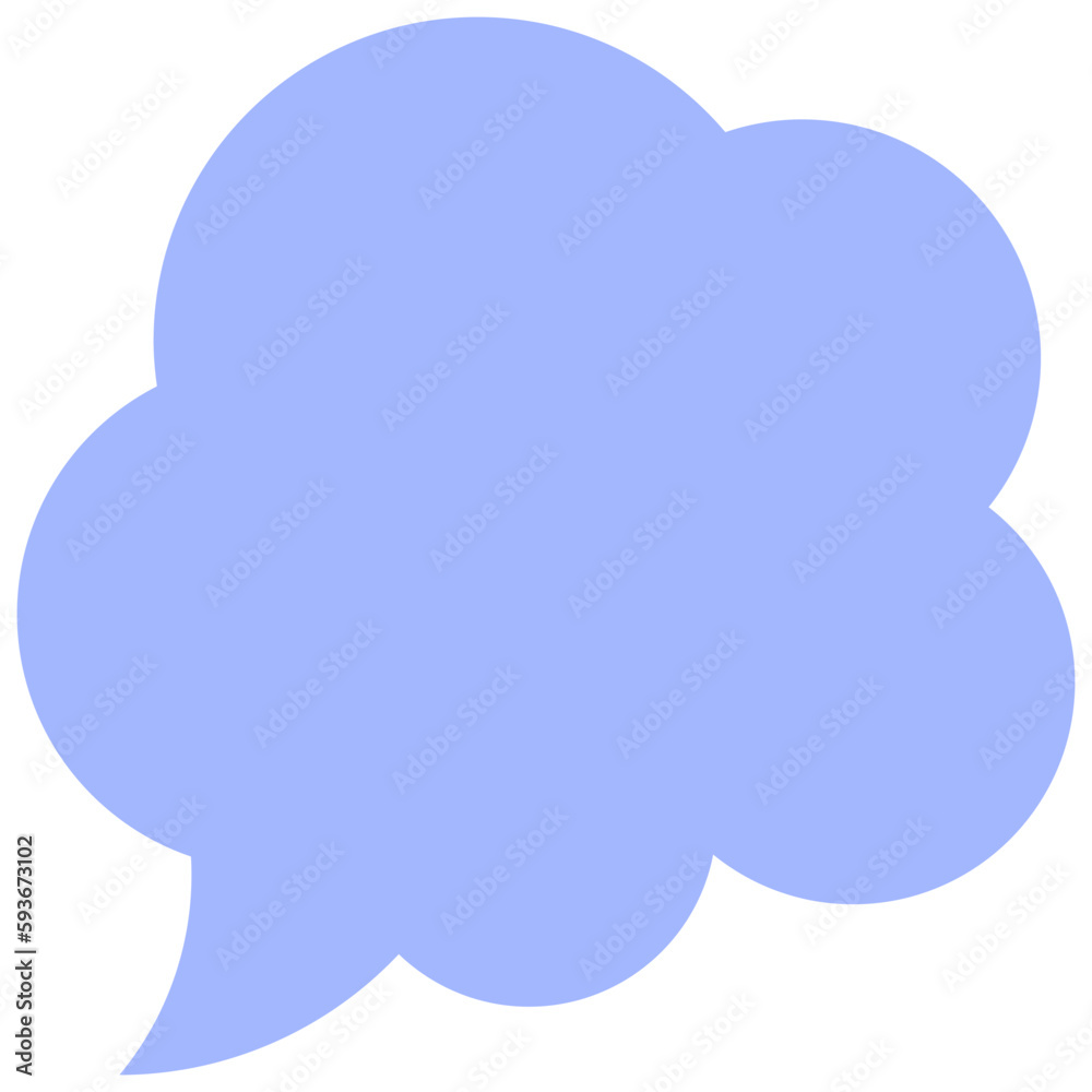 Speech balloons icon, flat style vector illustration Speech balloons icon, flat style vector illustration