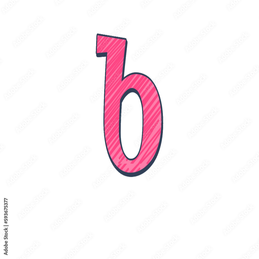6 typography alphabet letter, sticker format 6 typography alphabet letter, sticker format