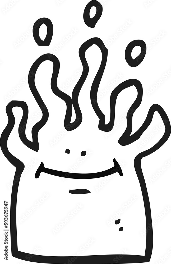 black and white cartoon little alien black and white cartoon little alien