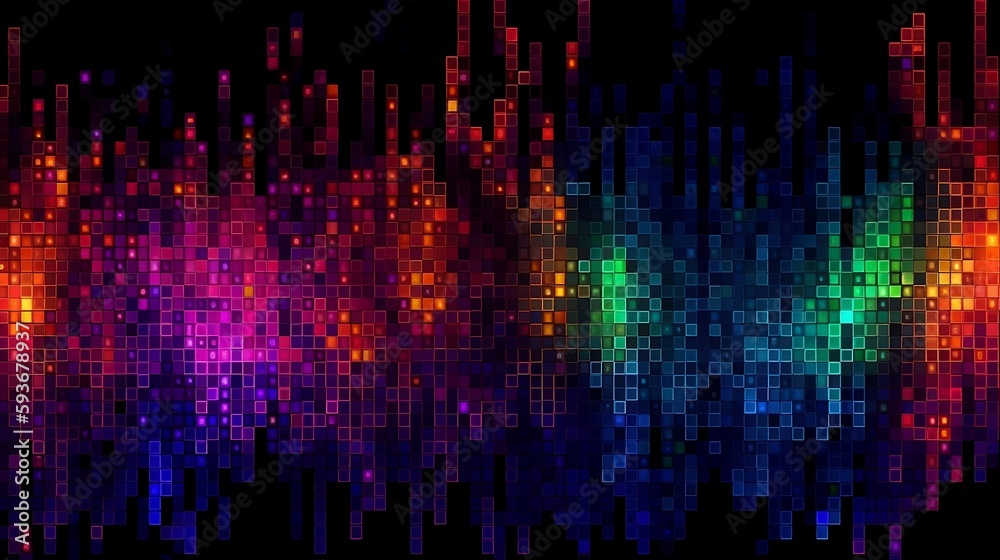 Binary fireworks digital Mosaic barcode background wallpaper Binary fireworks digital Mosaic barcode background wallpaper
