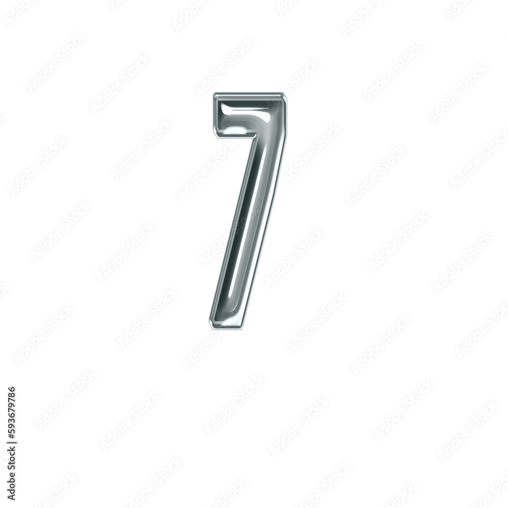 7 glass effect typography letters 7 glass effect typography letters