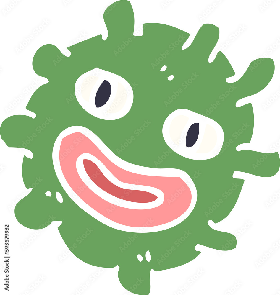 Fototapeta premium cartoon doodle funny germ