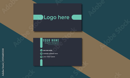 Creative and Clean Business Card Template.