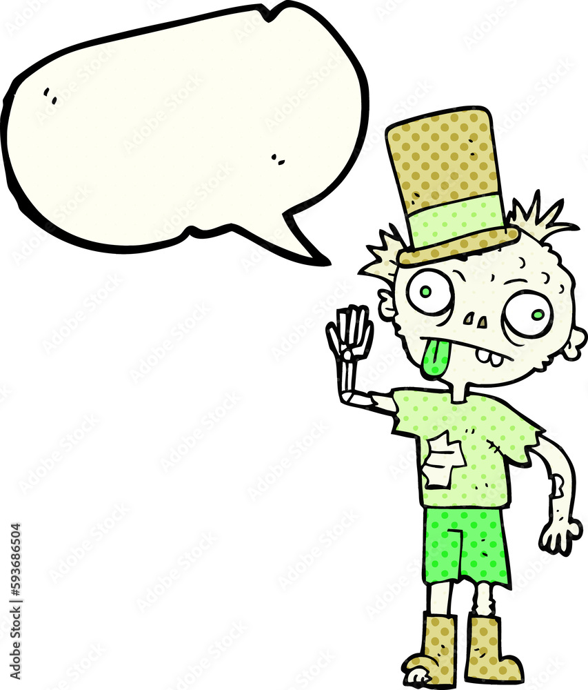 comic book speech bubble cartoon zombie comic book speech bubble cartoon zombie