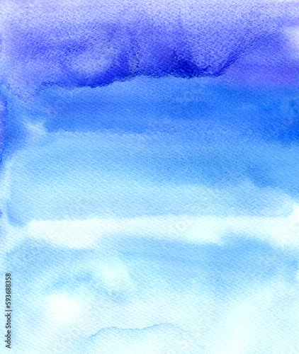abstract blue watercolor background, gradient, texture,space