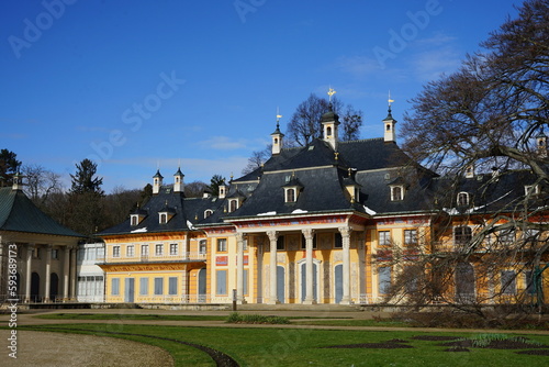 Das Bergpalais im Schlosspark Pillnitz photo
