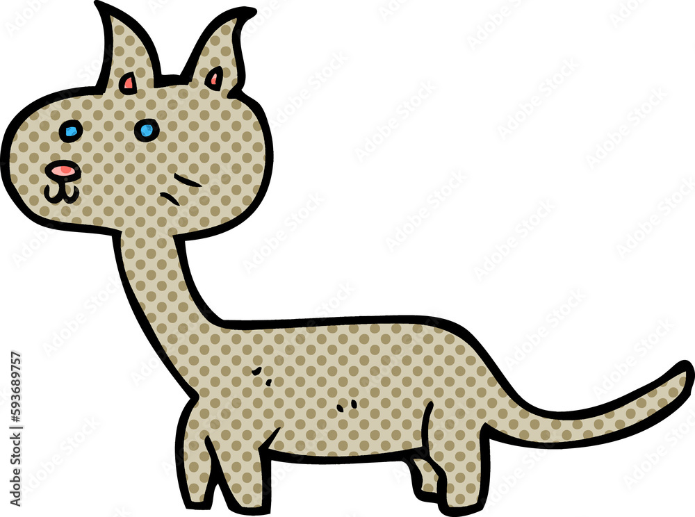 Fototapeta premium cartoon cat