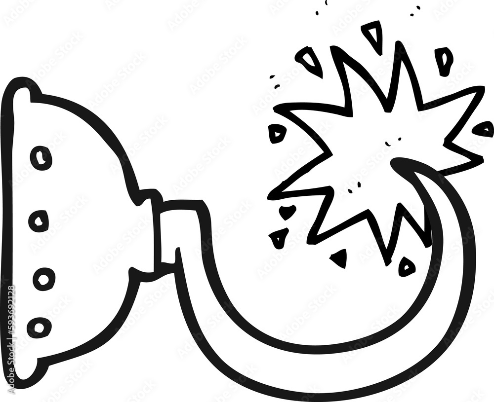 black and white cartoon pirate hook Stock Illustration | Adobe Stock